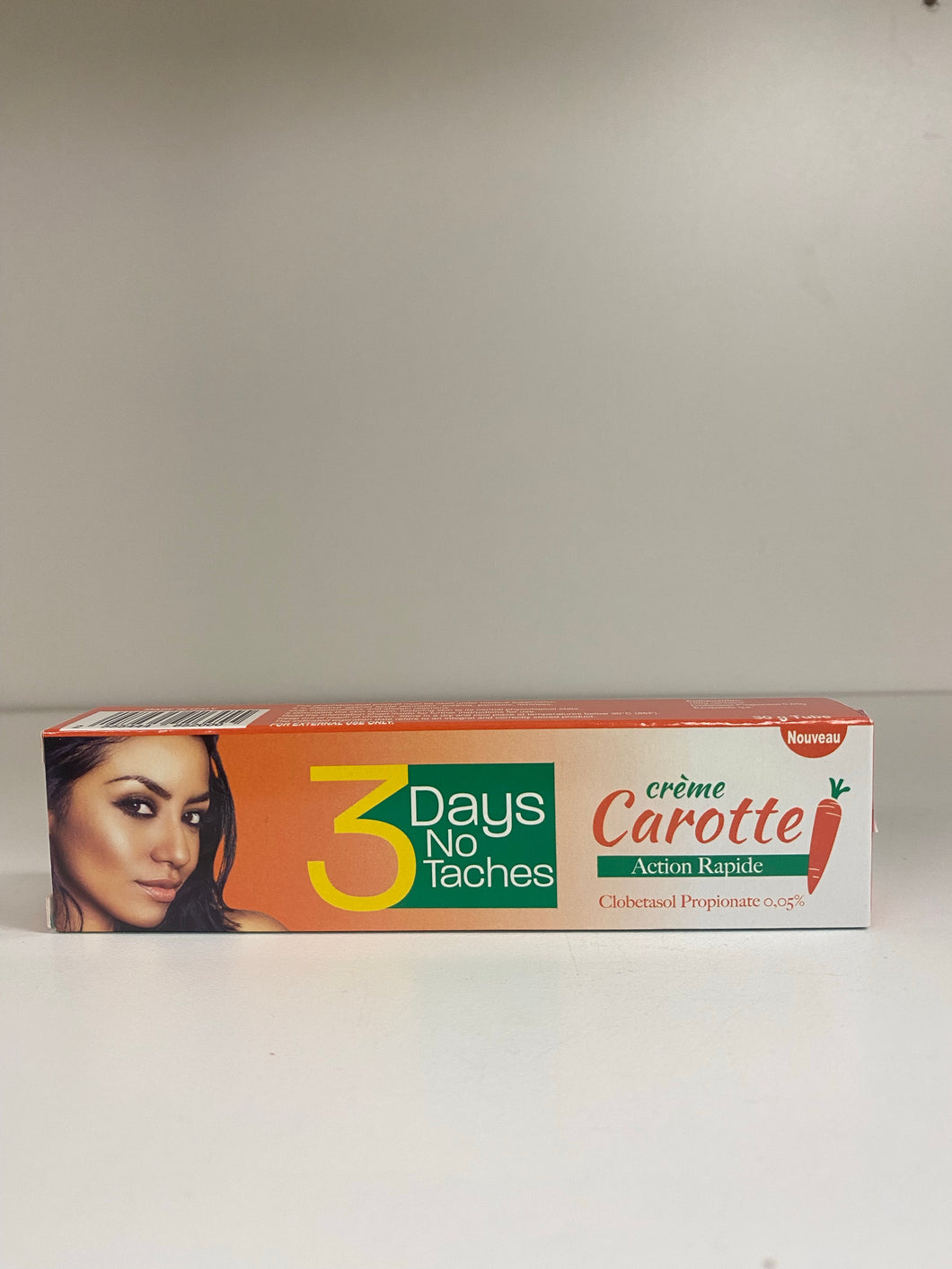 3 Days No Taches Carrot Cream